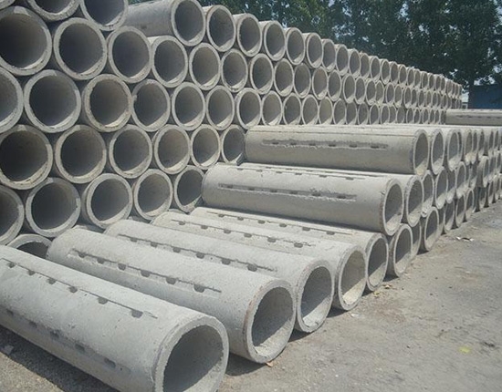 Concrete filter pipe